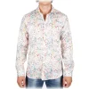 Poggianti 1958 Poggianti 1985 - Linen Fantasy Shirt French Collar - Handmade in Italy - New Luxury Exclusive Collection - Avvenice^ Shirts