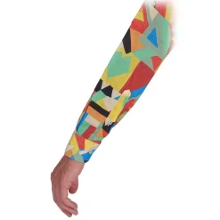 Poggianti 1958 Poggianti 1985 - Multicolor Geometric Fantasy Shirt, Korean Collar - Handmade in Italy - New Luxury Exclusive Collection - Avvenice^ Shirts