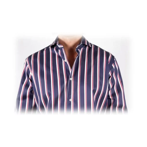 Poggianti 1958 Poggianti 1985 - Multicolor Soft Collar Shirt - Handmade in Italy - New Luxury Exclusive Collection - Avvenice