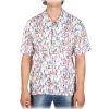 Poggianti 1958 Poggianti 1985 - Short Sleeve Fantasy Shirt - Handmade in Italy - New Luxury Exclusive Collection - Avvenice