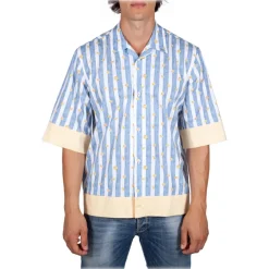 Poggianti 1958 Poggianti 1985 - Short Sleeve Fantasy Shirt - Handmade in Italy - New Luxury Exclusive Collection - Avvenice^ Shirts