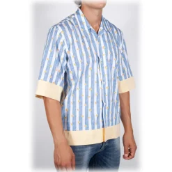 Poggianti 1958 Poggianti 1985 - Short Sleeve Fantasy Shirt - Handmade in Italy - New Luxury Exclusive Collection - Avvenice^ Shirts