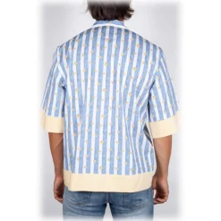 Poggianti 1958 Poggianti 1985 - Short Sleeve Fantasy Shirt - Handmade in Italy - New Luxury Exclusive Collection - Avvenice^ Shirts