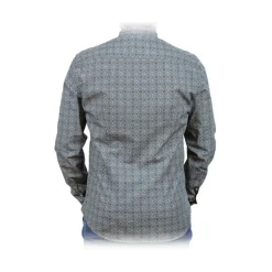 Poggianti 1958 Poggianti 1985 - Small Collar Patterned Shirt - Handmade in Italy - New Luxury Exclusive Collection - Avvenice^ Shirts