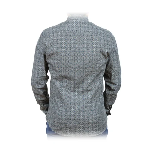 Poggianti 1958 Poggianti 1985 - Small Collar Patterned Shirt - Handmade in Italy - New Luxury Exclusive Collection - Avvenice^ Shirts