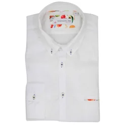 Poggianti 1958 Poggianti 1985 - Soft Collar Patterned Shirt - Handmade in Italy - New Luxury Exclusive Collection - Avvenice^ Shirts