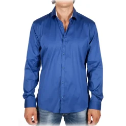Poggianti 1958 Poggianti 1985 - Solid Color Italian Collar Shirt - Handmade in Italy - New Luxury Exclusive Collection - Avvenice^ Shirts