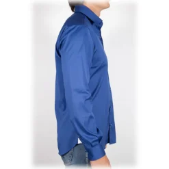 Poggianti 1958 Poggianti 1985 - Solid Color Italian Collar Shirt - Handmade in Italy - New Luxury Exclusive Collection - Avvenice^ Shirts
