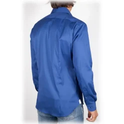 Poggianti 1958 Poggianti 1985 - Solid Color Italian Collar Shirt - Handmade in Italy - New Luxury Exclusive Collection - Avvenice^ Shirts