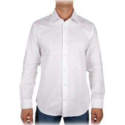Poggianti 1958 Poggianti 1985 - White Oxford Shirt Italian Collar - Handmade in Italy - New Luxury Exclusive Collection - Avvenice^ Shirts
