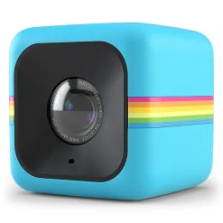 Polaroid - Cube+ Live Streaming Wi-Fi Mini Lifestyle Action Camera - Full HD 1440p - Action Sports Cameras - Blue - Avvenice^ Photo & Video