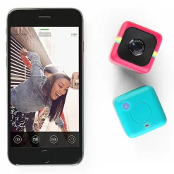Polaroid - Cube+ Live Streaming Wi-Fi Mini Lifestyle Action Camera - Full HD 1440p - Action Sports Cameras - Blue - Avvenice^ Photo & Video