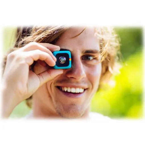 Polaroid - Cube+ Live Streaming Wi-Fi Mini Lifestyle Action Camera - Full HD 1440p - Action Sports Cameras - Blue - Avvenice^ Photo & Video