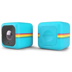 Polaroid - Cube+ Live Streaming Wi-Fi Mini Lifestyle Action Camera - Full HD 1440p - Action Sports Cameras - Blue - Avvenice^ Photo & Video