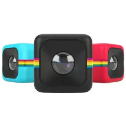 Polaroid - Cube+ Live Streaming Wi-Fi Mini Lifestyle Action Camera - Full HD 1440p - Action Sports Cameras - Blue - Avvenice^ Photo & Video