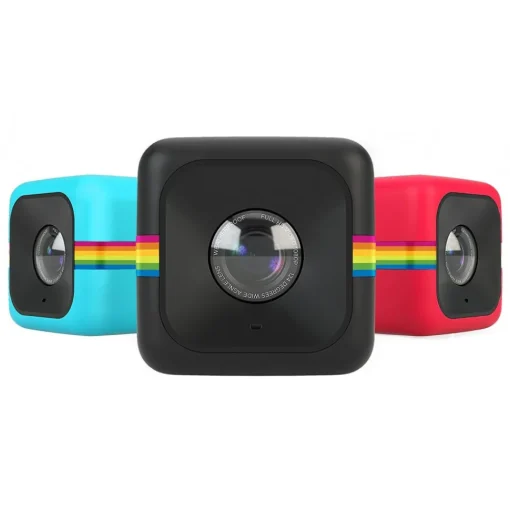 Polaroid - Cube+ Live Streaming Wi-Fi Mini Lifestyle Action Camera - Full HD 1440p - Action Sports Cameras - Blue - Avvenice^ Photo & Video