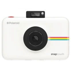 Polaroid - Snap Touch Instant Print Digital Camera With LCD Display (White) with Zink Zero Ink Printing Technology - Avvenice^ Photo & Video