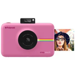 Polaroid - Snap Touch Instant Print Digital Camera With LCD Display (Pink) with Zink Zero Ink Printing Technology - Avvenice