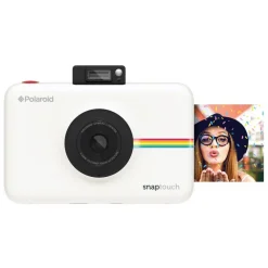 Polaroid - Snap Touch Instant Print Digital Camera With LCD Display (White) with Zink Zero Ink Printing Technology - Avvenice^ Photo & Video