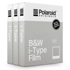 Polaroid Originals - Triple Pack for iType - Classic White Frame - Blackout Film for Cameras - OneStep 2 - Avvenice