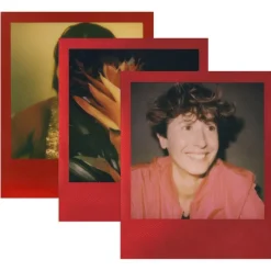 Polaroid Originals - Triple Pack Color Film for 600 - Metallic Red Frame - Film for 600 Cameras - OneStep 2 - Avvenice^ Photo & Video