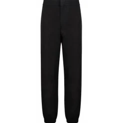 Prada - Black Cotton Trousers - Exclusive Luxury Collection - Avvenice^ Trousers