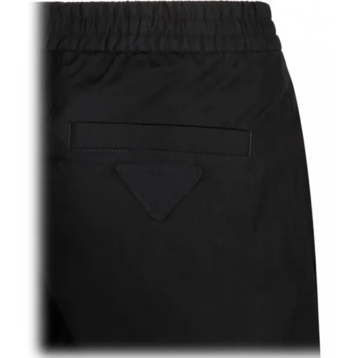 Prada - Black Cotton Trousers - Exclusive Luxury Collection - Avvenice^ Trousers