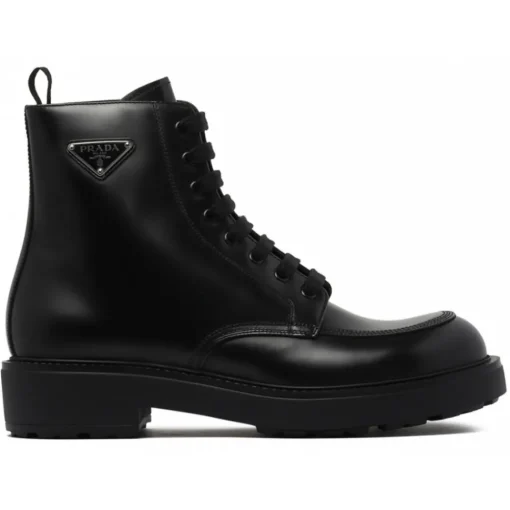 Prada - Black Leather Boots - Exclusive Luxury Collection - Avvenice^ Shoes