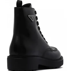 Prada - Black Leather Boots - Exclusive Luxury Collection - Avvenice^ Shoes