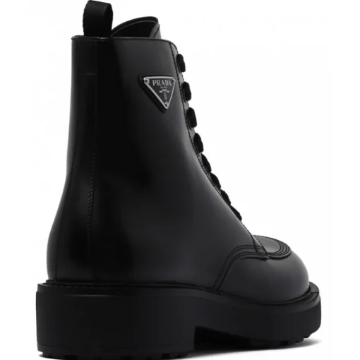 Prada - Black Leather Boots - Exclusive Luxury Collection - Avvenice^ Shoes