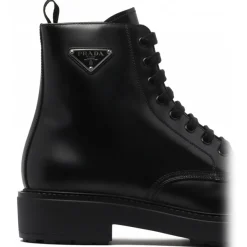 Prada - Black Leather Boots - Exclusive Luxury Collection - Avvenice^ Shoes