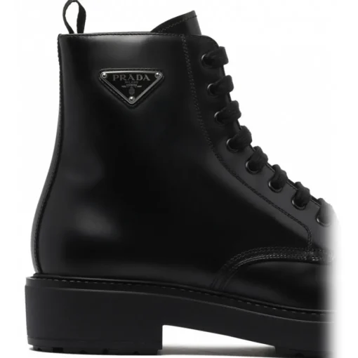 Prada - Black Leather Boots - Exclusive Luxury Collection - Avvenice^ Shoes