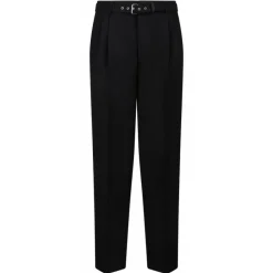 Prada - Black Wool Trousers - Exclusive Luxury Collection - Avvenice