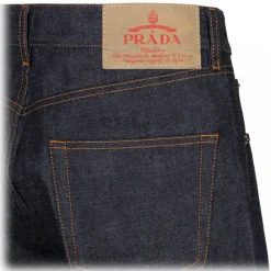 Prada - Navy Denim Jeans - Exclusive Luxury Collection - Avvenice