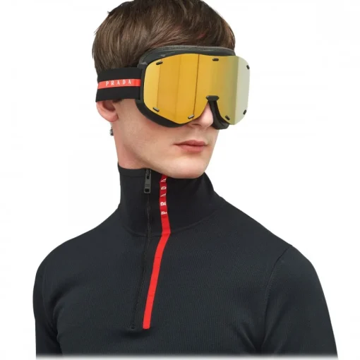 Prada Eyewear Prada - Prada Linea Rossa Collection - Ski Goggles - Yellow - Prada Collection - - Avvenice
