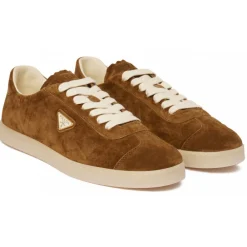 Prada - Tobacco Brown Lane Sneakers - Exclusive Luxury Collection - Avvenice^ Shoes