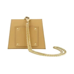 Priscilla Dinamo - Carte Blanche - Camel - Bag - Made in Italy - Luxury Exclusive Collection - Avvenice^ Bags