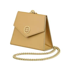 Priscilla Dinamo - Carte Blanche - Camel - Bag - Made in Italy - Luxury Exclusive Collection - Avvenice^ Bags