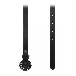 Priscilla Dinamo - Hug - Black - Belt - Made in Italy - Luxury Exclusive Collection - Avvenice^ Belts