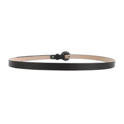 Priscilla Dinamo - Hug - Black - Belt - Made in Italy - Luxury Exclusive Collection - Avvenice^ Belts