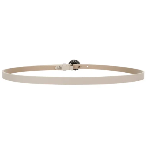 Priscilla Dinamo - Hug - Ivory - Belt - Made in Italy - Luxury Exclusive Collection - Avvenice