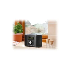 Pure - Chronos CD Series 2 - Black - Digital and FM clock radio with CD - High Quality Digital Radio - Avvenice