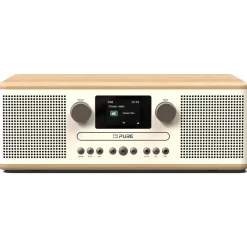 Pure - Classic C-D6 - Cotton White Oak - CD-Player DAB+ Radio with Bluetooth - High Quality Digital Radio - Avvenice^ Audio