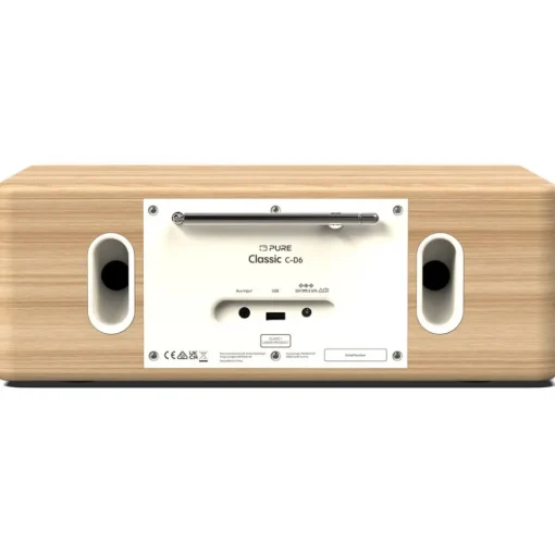 Pure - Classic C-D6 - Cotton White Oak - CD-Player DAB+ Radio with Bluetooth - High Quality Digital Radio - Avvenice^ Audio