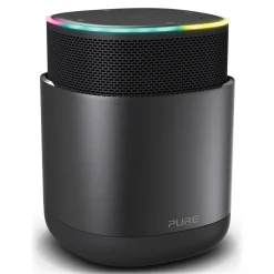 Pure - DiscovR - Graphite - Portable Smart Speaker - Alexa Built-In, Enhanced Music Discovery - High Quality Digital Radio - Avvenice^ Audio