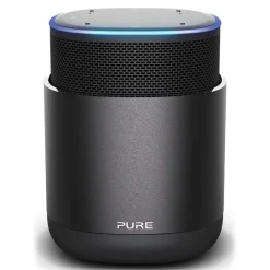 Pure - DiscovR - Graphite - Portable Smart Speaker - Alexa Built-In, Enhanced Music Discovery - High Quality Digital Radio - Avvenice^ Audio
