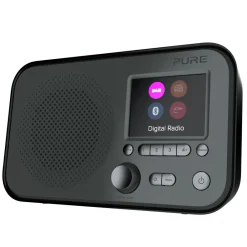 Pure - Elan BT3 - Graphite - Portable DAB/DAB+ and FM Radio with Bluetooth Connectivity - High Quality Digital Radio - Avvenice^ Audio
