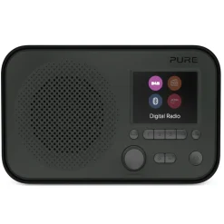 Pure - Elan BT3 - Graphite - Portable DAB/DAB+ and FM Radio with Bluetooth Connectivity - High Quality Digital Radio - Avvenice^ Audio