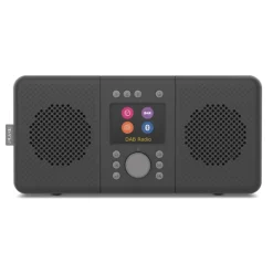 Pure - Elan Connect+ - Charcoal - Stereo Internet Radio with DAB+ and Bluetooth - High Quality Digital Radio - Avvenice