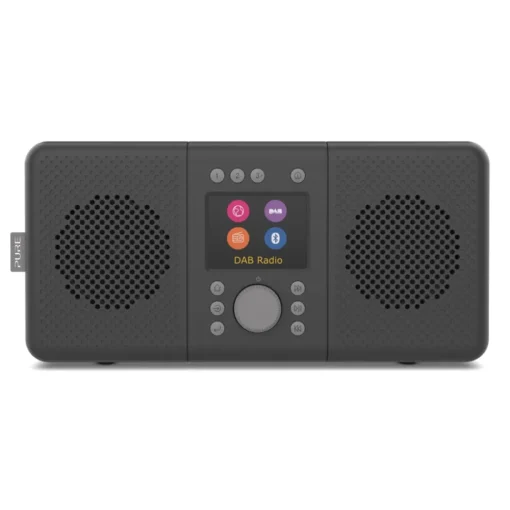 Pure - Elan Connect+ - Charcoal - Stereo Internet Radio with DAB+ and Bluetooth - High Quality Digital Radio - Avvenice